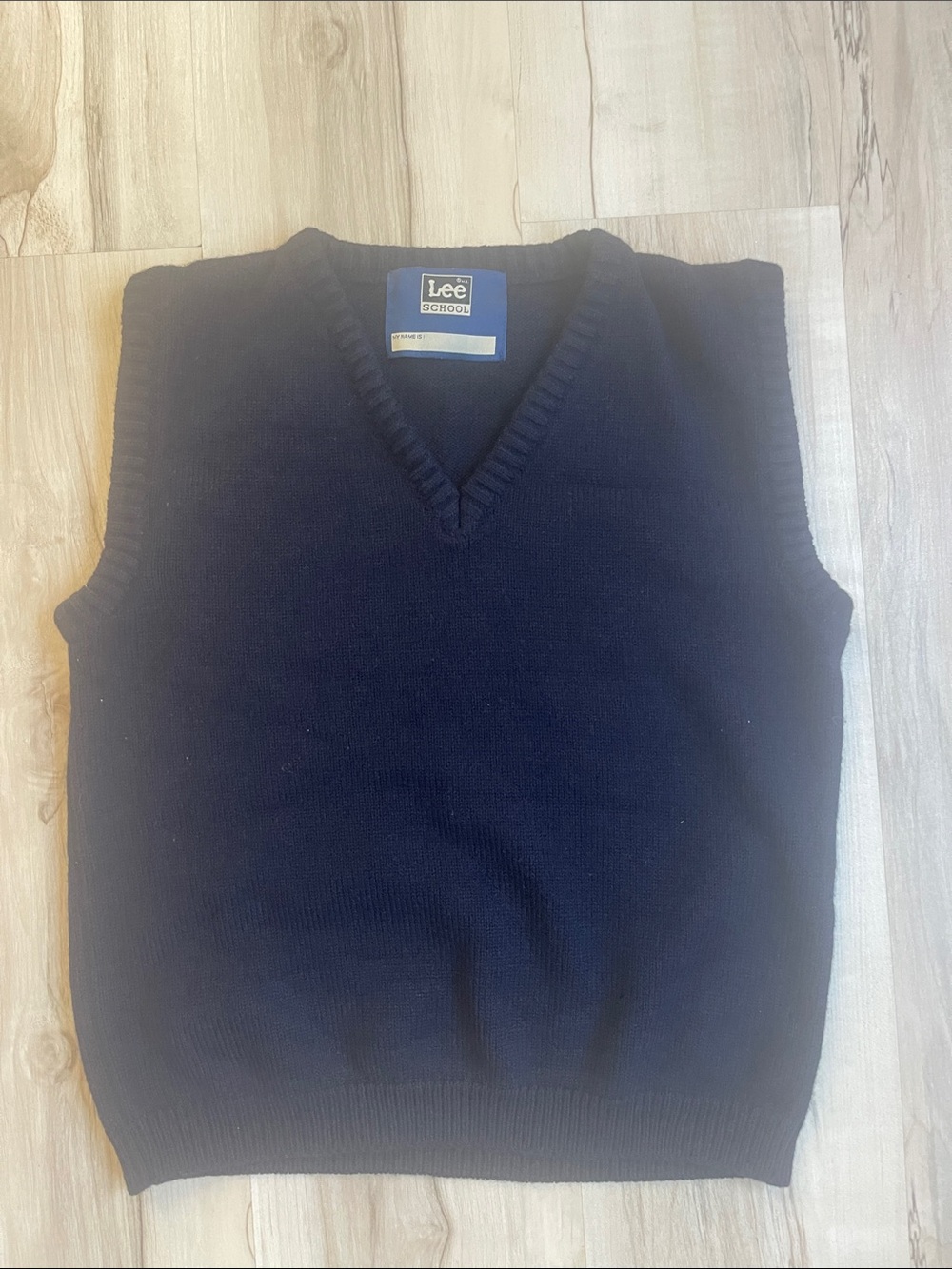 Lee Men's Navy V-Neck Sweater Vest